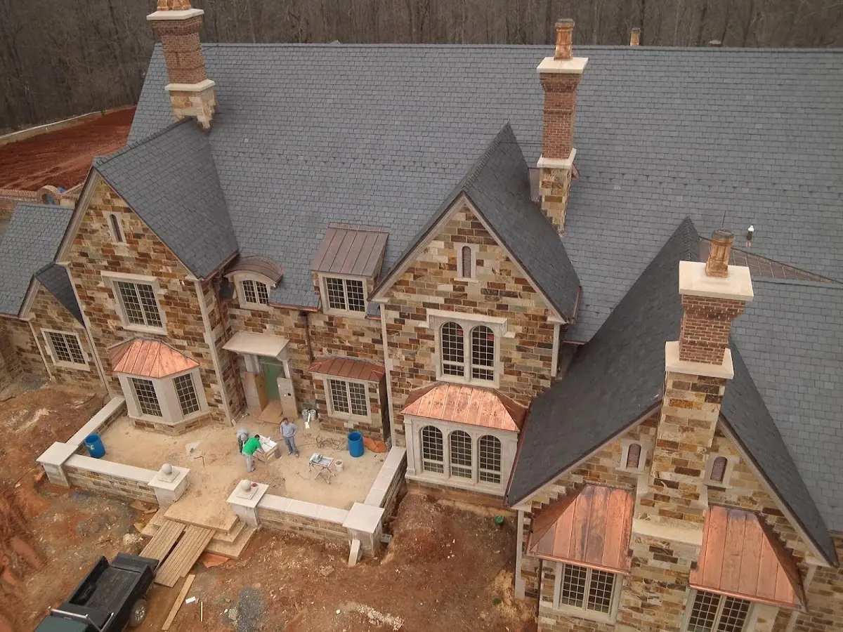 Craftsman Roofing Slate Roof Repair project in Wuthering Heights